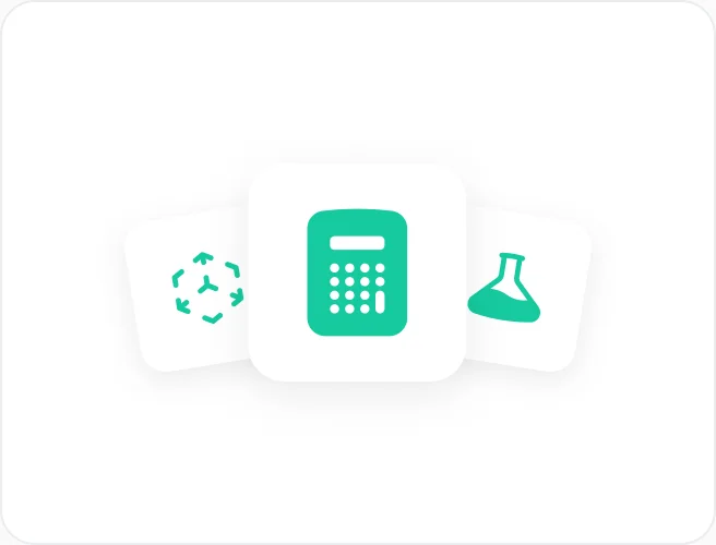 Calculator and lab tool icons